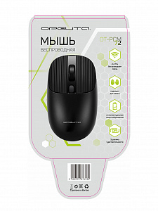 Орбита OT-PCM72 Черная мышь беспроводная (USB, 2.4ГГц, 1АА, 10м)