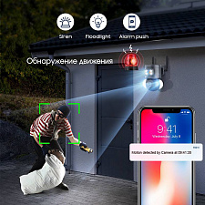 Орбита OT-VNI52 Серая видеокамера IP 4G (2560*1440, 4Mpix, 3,6мм, пластик)