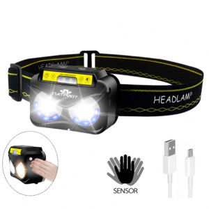 Патриот PT-FLG33 фонарь налобный (3L, аккум, дат.движ)