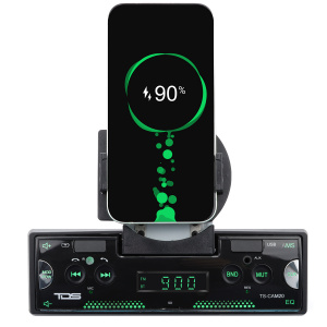 Магнитола для авто 1 DIN с пультом с Bluetooth, AUX, USB универсальная TDS TS-CAM20