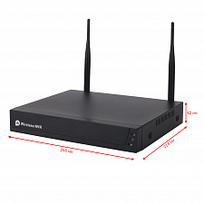 Комплект видеонаблюдения 4 камеры Wi-Fi 2MP Орбита OT-VNK04