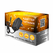 Блок питания 24В 1.2А универсальный адаптер сетевой со штекером 5.5х2.5 мм Орбита OT-APB55 Черный