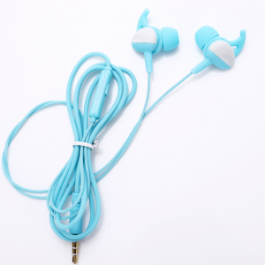 EZRA EP07 Голубые наушники вакуум - гарнитура (3.5мм)