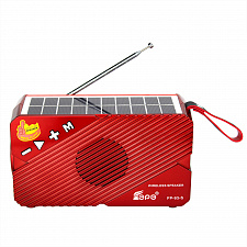 Fepe FP-93-S радиоприёмник аккумуляторный (USB,TF,Bluetooth, солнч. панель)