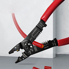 Стриппер клещи 3 в 1 для снятия изоляции и обжима клемм Патриот PT-INK08