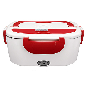 Ланч бокс для еды с подогревом в авто 12/220В Огонёк OG-HOG02 Красный