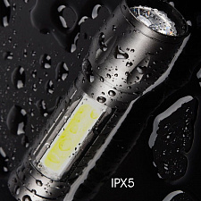 Фонарь ручной аккумуляторный, карманный Следопыт ST-FLR04