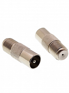 Орбита OT-AVT10 переходник гнездо F- штекер антен.(УПАКОВКА 100шт)